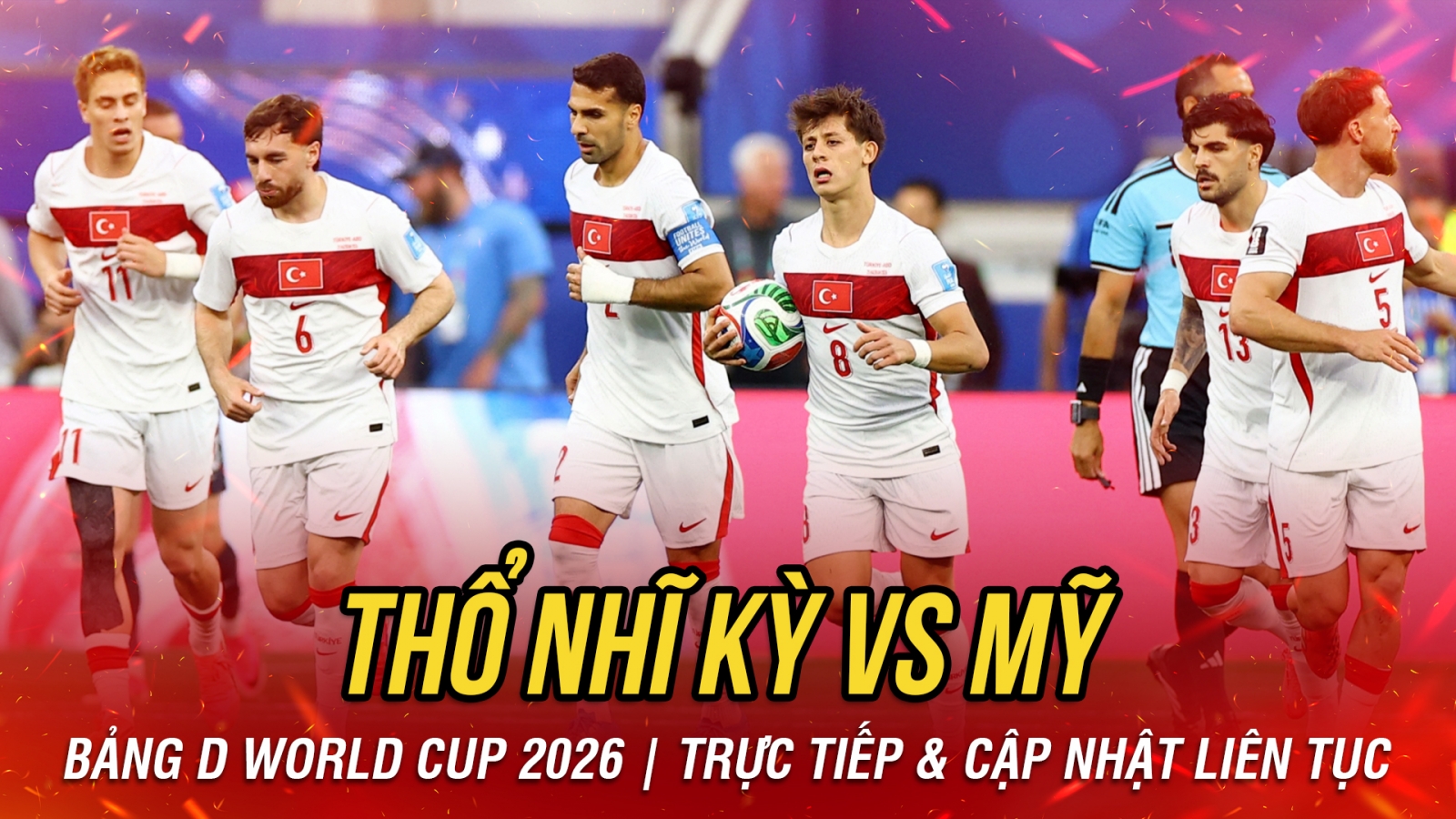 TRỰC TIẾP Thổ Nhĩ Kỳ 1-1 Mỹ: Sao trẻ Real Madrid lên tiếng đúng lúc